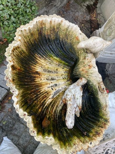 Wrought iron  bird bath