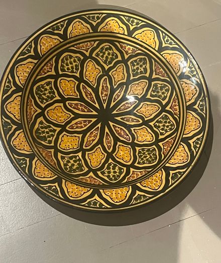 Large Wall  Pottery Bowl