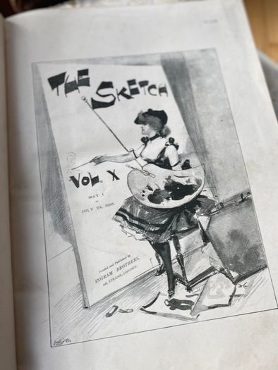 726 bound pages The Sketch 1895 (Curragh)