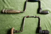 2 - Vintage Bit Brace Ratcheting Hand Crank Drill