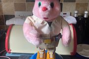 Vintage Duracell moving figure