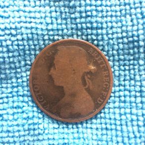 British 1 penny 1893