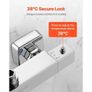 Thermostatic Shower Faucet Valve, 38C Secure Lock Thermostatic Shower Faucet Valve, Hot Cold Water Showering Faucets Temperature Control Valves Image 6