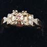 14k gold ring with 18ct diamonds setting Image 6