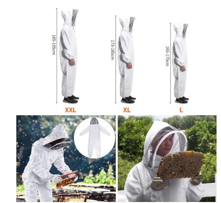 BRAND NEW Veil Hood Hat Anti-Bee Coat Special Protective Clothing Bee Suit Equipment