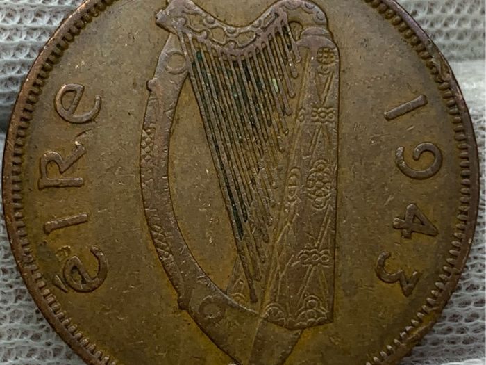 Ireland 1943 1d penny