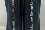 Pair of Echtgelaufene Ersttagstriefe (genuine first day cover black leatheriette effect) Albums with 35 pages in each (Stamp Accessories). Pockets measure 165mm X 96mm
