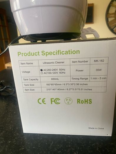 Ultrasonic Cleaner