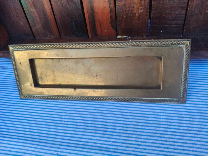 Vintage Brass Letterbox