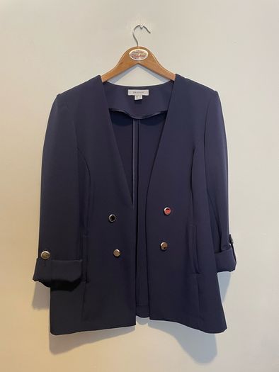 Primark navy open style blazer size 14