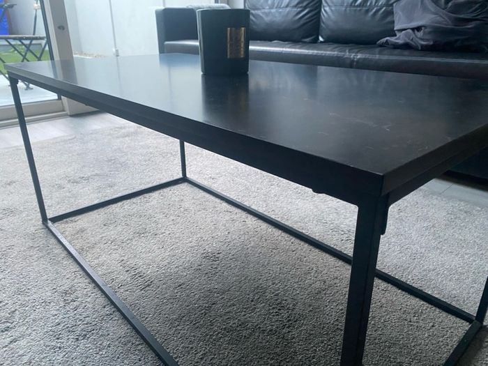 JYSK - Coffee Table - Black Marble Colored