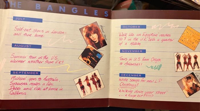 The Bangles Walking Down Your Street  BANGS G1 Special Fold Out Edition