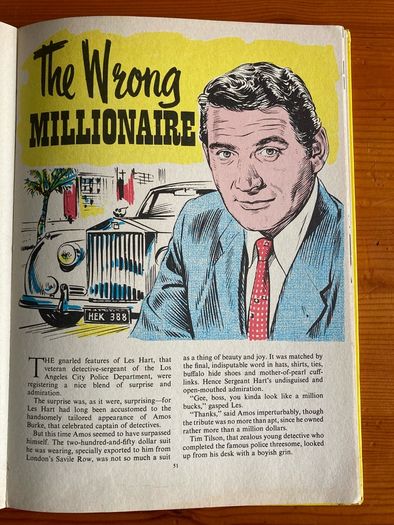 Comic:'Burke's Law' annual 1965