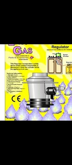 Brand New Propane Butane gas clip Regulator 27mm 37mbar