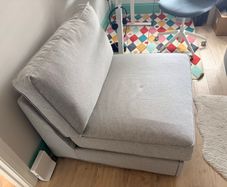 1-seat sofa-bed, Grey, Barely Used