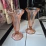 Pair of Art Deco Vintage 1930s Tulip vases Image 10