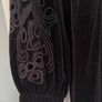 Black Velvet Dress size 12-14 Image 3