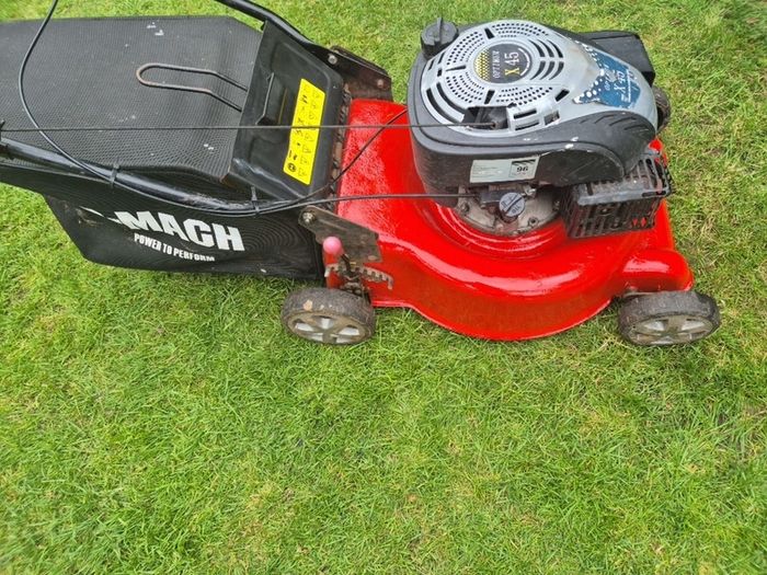 G mach petrol lawnmower
