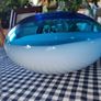 Two-tone large Murano glass bowl Image 5