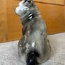Antique  Ceramic Pug Dog Figurine Image 4
