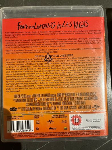 2 Terry Gilliam Special Edition Blu Rays - Brand New Sealed