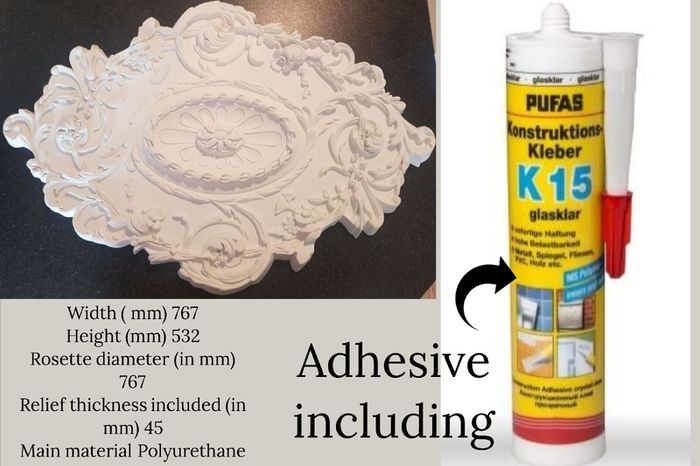 Wall decor ,ceiling rosette (hard Polyurethane)