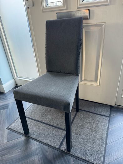 FOUR dining chairs