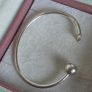 Pandora moments moon/stars open bangle size 2 very good condition hallmarked Image 4