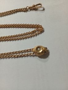 10 kt gold Victorian housekeepers necklace