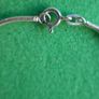 Vintage Sterling Silver 925 Snake Chain Bracelet length 7" - 2,3g Image 3