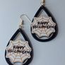Happy Halloween Waterdrop Earrings Image 4