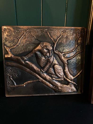 Copper embossed art