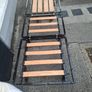 single metal bed rolls up to futon Image 5