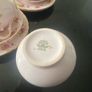 Tuscan  pale pink Mid century stunning 21 piece china tea set Image 10