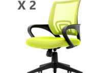 main image for ad 2Pcs/Set Office Chair Ergonomic Gaming Chair No Headrest Racing-Style