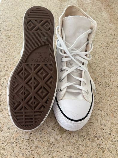 Converse High Tops Platforms UK6