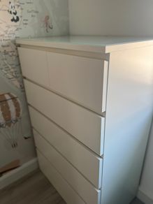Ikea Malm chest of 6 drawers