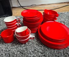 Plastic camping dining set