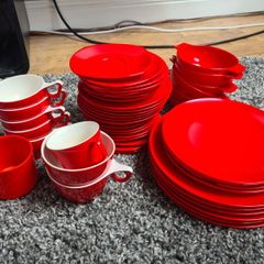 Plastic camping dining set