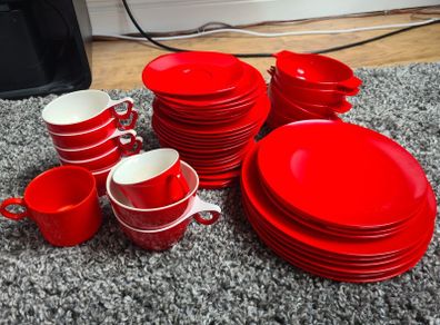 Plastic camping dining set