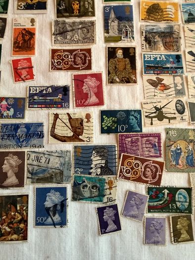 British pre decimal stamp collection