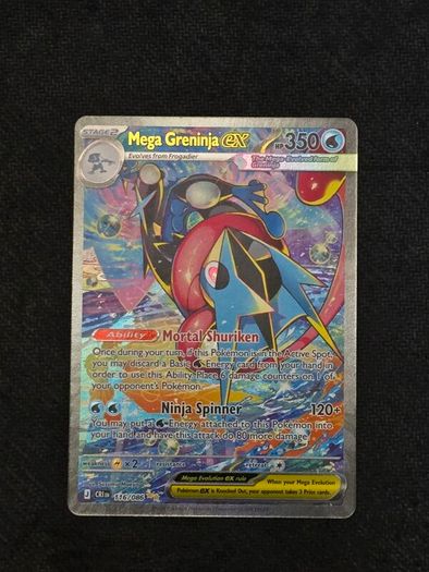 Mega Greninja ex 116 SIR pokemon card chaos rising