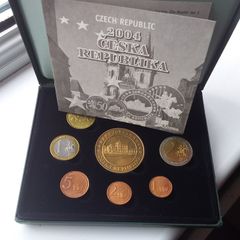 Rare 2004 Czech Republic Euro Pattern Set , ( Limited Edition of 3,000 )