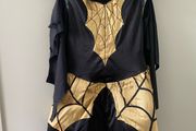 Spider girl gold halloween costume 8-10 years