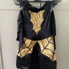 Spider girl gold halloween costume 8-10 years