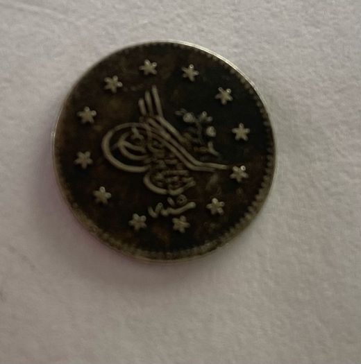 TURKEY - 1 Kurush - AH1293 Year 19 (1893) - Km-735 - Small Silver Coin