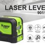 2 Lines Tape Measure Measurer Laser Level Self Levelling ( 4 degrees) Green Red Beam Laser Horizontal & Vertical Cross-Line with Magnetic Base Image 2