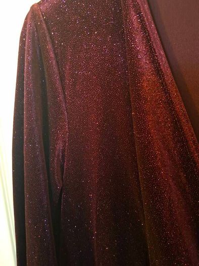 Wine Glitzy dress