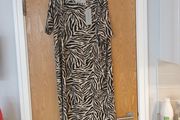Bicalla Animal - Black-Beige  Dress.  S.XL.  B.N.W.T