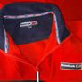 Vintage Reebok Red/Orange Fleece Quarter Zip Pullover Jacket Y2K Size L-XL Image 9